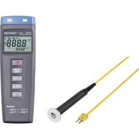 VOLTCRAFT K102 + TP 302 Temperatur-Messgerät -200 bis +1370 °C Fühler-Typ K