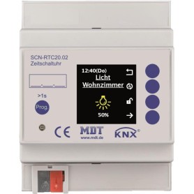 MDT technologies Schaltuhr mit 20 Kanälen Farbdisplay,4TE,REG SCN-RTC20.02 (SCN-RTC20.02)
