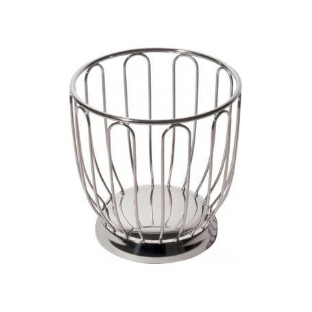 Alessi 370 cestino da servizio Rotondo Acciaio inox