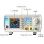 Joy-it JDS6600-LITE Funktionsgenerator netzbetrieben 15 MHz - 0.01 µHz 2-Kanal Dreieck, Rechteck, Signal, Sinus, Lorentzkurve, 
