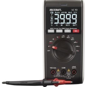 VOLTCRAFT VC151 Hand-Multimeter kalibriert (ISO) digital CAT III 600 V Anzeige (Counts): 4000 (VC-12922605)