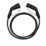 Zaptec ZB100100 cavo di ricarica per veicoli elettrici Nero Type 2 3 7,5 m