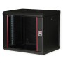ROLINE 26.21.0172 rack 9U Da parete Nero