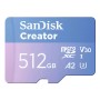 SanDisk Creator 512 GB MicroSDXC UHS-I Classe 10 (SDSQXAV-512G-GN6MS)