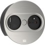Bachmann 946.006 presa energia Type E + USB A + USB C Acciaio inox