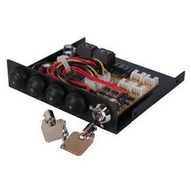 EXSYS GmbH Umsschalter 1 bis 4 SATA 3 Festplatten (EX-3466-2)