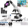 Bresser Optics JUNIOR Biolux SEL 1600x Microscopio ottico (8855610GYE000)