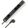 Brennenstuhl 1153230026 prolunghe e multiple 1,5 m 3 presa(e) AC Interno Nero, Bianco