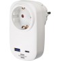 Brennenstuhl 1508210010 adattatore per presa di corrente Tipo F Bianco