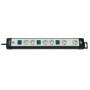 Brennenstuhl 1951560600 prolunghe e multiple 3 m 6 presa(e) AC Nero, Grigio