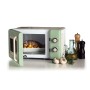 Ariete Linea Vintage 3960 Forno a microonde Vintage, 800W, Capacità 20L, 3 funzioni, 6 livelli di cottura, Timer, Verde (3960GR)