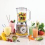 Ariete 583 Frullatore Positano con tazza in vetro da 1,5 Litri, 4 Lame in Acciaio Inox, 4 Velocità + Pulse,1000 Watt (0583PO)