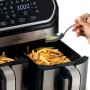 Ariete 4625 Friggitrice ad aria 9L, 2100W, Capacità 9L, Doppio cestello, Capacità di cottura 3,6kg, 11 programmi preimpostati,
