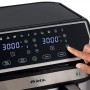 Ariete 4625 Friggitrice ad aria 9L, 2100W, Capacità 9L, Doppio cestello, Capacità di cottura 3,6kg, 11 programmi preimpostati,