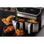 Ariete 4625 Friggitrice ad aria 9L, 2100W, Capacità 9L, Doppio cestello, Capacità di cottura 3,6kg, 11 programmi preimpostati,