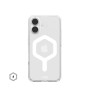 Urban Armor Gear Plyo custodia per cellulare 16 cm (6.3") Cover Trasparente, Bianco (114531114341)
