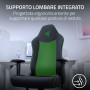 Razer Iskur V2 X Sedia da gaming per PC Nero, Verde (RZ38-05310100-R3G1)