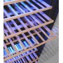 Exquisit WS2-114-GTE-160G Cantinetta frigo per vino, 55,2 cm di larghezza, 114 bottiglie, 2 zone di raffreddamento