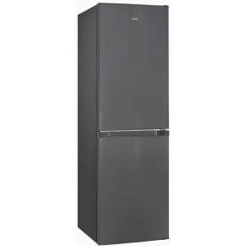Exquisit KGC195-65-NF-330E Frigorifero-congelatore libera installazione, larghezza 48,5 cm, 193 L, NoFrost, aspetto acciaio inox