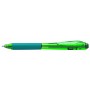 Pentel Feel-it! WOW! Verde Penna a sfera retrattile a clip 12 pz (BX440-DI)