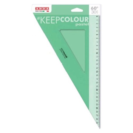 ARDA KCP6030 righello Righello da scrivania 300 mm Plastica Verde 1 pz (KCP6030)