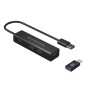 Conceptronic HUBBIES06B hub di interfaccia USB 3.2 Gen 1 (3.1 Gen 1) Type-A 5000 Mbit/s Nero (HUBBIES06B)