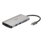 D-Link DUB-M810 replicatore di porte e docking station per notebook Cablato Thunderbolt 3 Argento (DUB-M810)