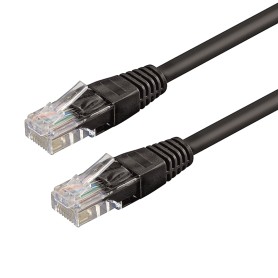 WP WPC-PAT-5U010BL cavo di rete Nero 1 m Cat5e U/UTP (UTP) (WPC-PAT-5U010BL)