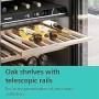 SIEMENS KW36KATGA - FRIGORIFERO PER VINO iQ500, FRONTALE IN VETRO, 186 X 60 CM