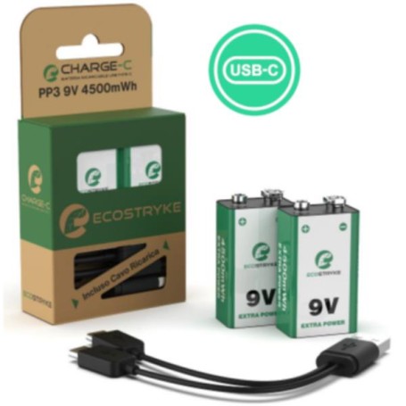 BATTERIES 9V 4500MWH - 2 PACK (ESRB5-02-02R)
