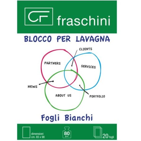 CF5 BLOCCO BIANCO20 FOGLIF.TO 66X95 (BL-001)