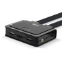Lindy 42347 switch per keyboard-video-mouse (kvm) Nero (LINDY42347)