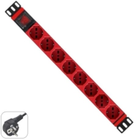 MULTIPRESA 1U 8 PRESE UNIVERSALI (WPN-PDU-G01-08/R)