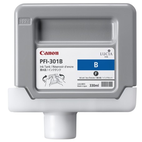 Canon PFI-301GY Pigment Blue Ink Cartridge cartuccia d'inchiostro 1 pz Originale Blu (1494B001) (1494B001AA) (1494B (1494B001AA)