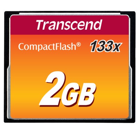 Transcend TS2GCF133 memoria flash 2 GB CompactFlash MLC (TS2GCF133)