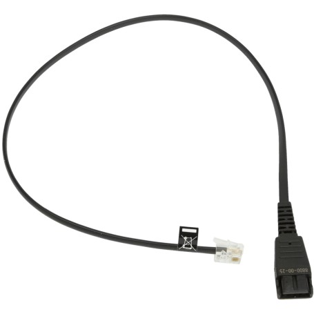 Jabra 8800-00-25 cavo telefonico 0,5 m Nero (8800-00-25)