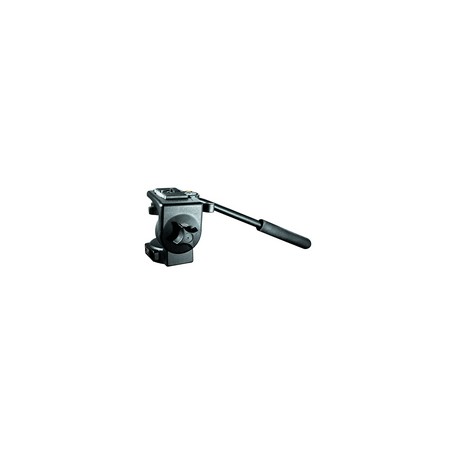 Manfrotto Micro Fluid Video Head + QRCP testa per treppiede Nero Alluminio (128RC)