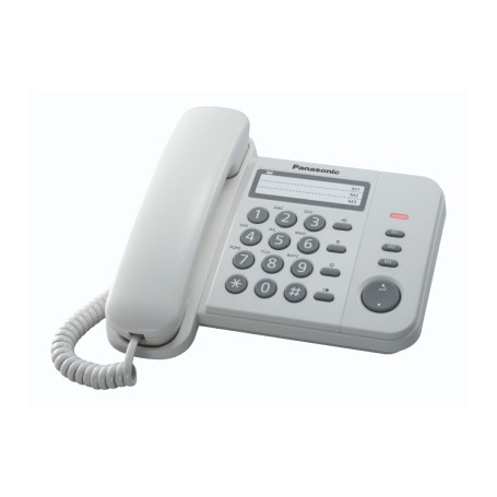 Panasonic KX-TS520EX1W telefono Identificatore di chiamata Bianco (KX-TS520EX1W)