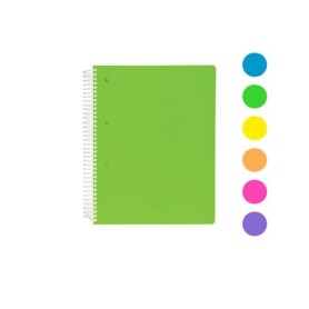 CF12 QUADERNO SPIRALE 5MM 70F FLU (974-5A)