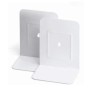COPPIA 2 REGGILIBRI IN METALLO BIAN (088-BI)