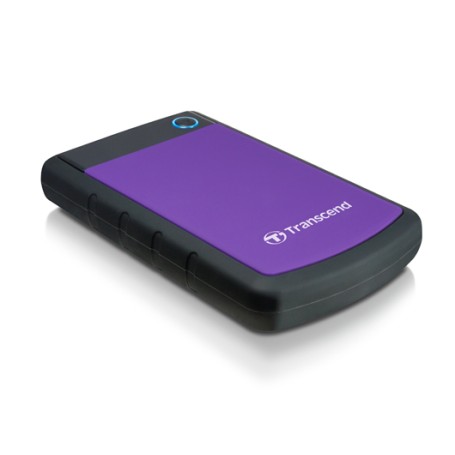 Transcend StoreJet 25H3P (USB 3.0), 2TB disco rigido esterno 2000 GB Nero, Porpora (TS2TSJ25H3P)
