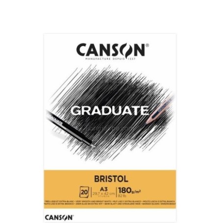 BLOCCO  BRISTOL A3 20FG. 180 G (C400110384)
