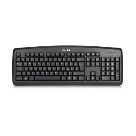 Hamlet Black Soft Touch tastiera usb italiana professionale (XKKITA2)