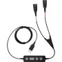 Jabra Link 265 cavo audio USB2.0 2x QD Nero (265-09)