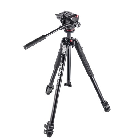 Manfrotto MK190X3-2W treppiede Fotocamere digitali/film 3 gamba/gambe Nero (MK190X3-2W)