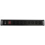 WP WPN-PDU-I05-08 unità di distribuzione dell'energia (PDU) 8 presa(e) AC 1.5U Nero (WPN-PDU-I05-08)