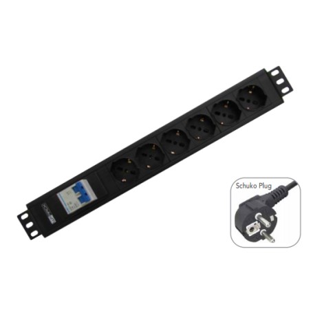 WP WPN-PDU-G02-12 prolunghe e multiple 2 m 12 presa(e) AC Nero (WPN-PDU-G02-12)