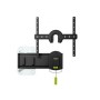 Nilox AMER044440 Supporto TV a parete 139,7 cm (55") Nero (AMER044440)