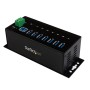 StarTech.com HUB Industriale USB 3.0 a 7 porte - Perno e concentratore USB 3.0 con Protezione ESD (ST7300USBME)