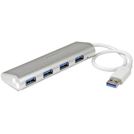 StarTech.com Hub USB 3.0 a 4 porte compatto e portatile con cavo integrato (ST43004UA)